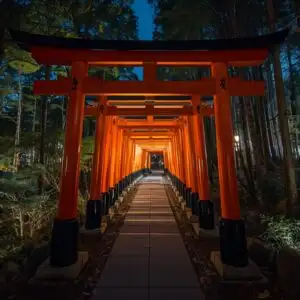 Kyoto Fushimi Inari Shrine Torii Gates