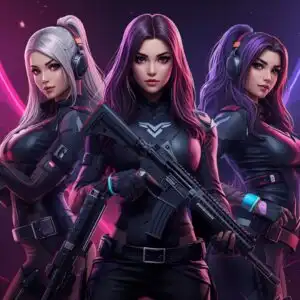 Neon Strike Squad Girls