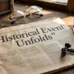 Old Newspaper Texture Yellowed Paper Typography