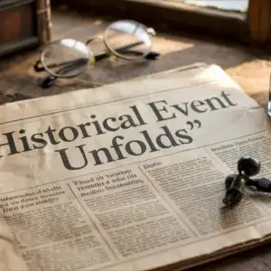 Old Newspaper Texture Yellowed Paper Typography