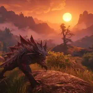 Palworld Creature Encounter Background