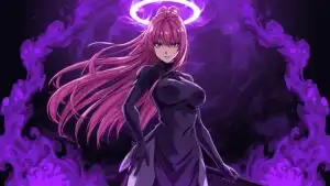 Pink Hair Ninja Girl Halo