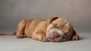 Pitbull Puppy Sleeping Aesthetic