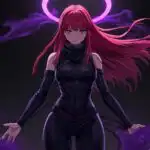 Red Hair Ninja Girl Aura