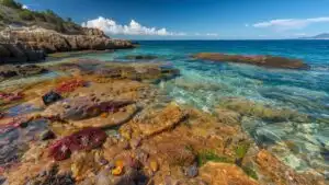 Rocky Shoreline Tide Pools Ocean Life
