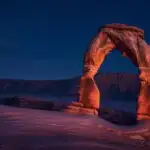 Sandstone Arches National Park Utah View