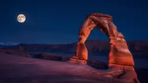 Sandstone Arches National Park Utah View