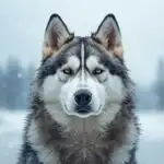 Siberian Husky Portrait Epic