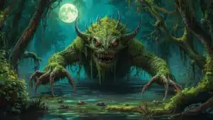 Swamp Creature Moss Decay Claws