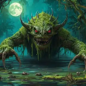 Swamp Creature Moss Decay Claws