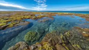 Tundra Landscape Moss Lichen Wide View