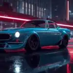 Volvo P1800 Cyan Racing Restomod