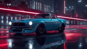Volvo P1800 Cyan Racing Restomod
