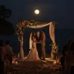 Wedding Day Ceremony Minimalist Flower Arch
