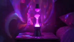 70s Lava Lamp Abstract Swirls Soft Light Pattern