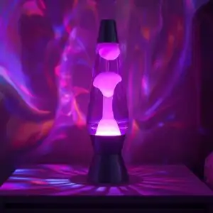 70s Lava Lamp Abstract Swirls Soft Light Pattern