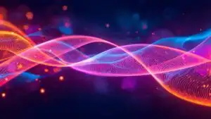 Abstract Energy Lines Dynamic Movement Art
