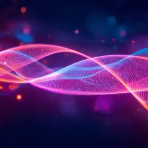 Abstract Energy Lines Dynamic Movement Art