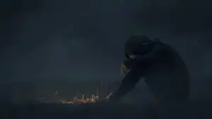 Alone Under Dim Light