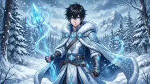 Anime Boy Frost Guardian