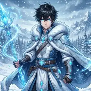 Anime Boy Frost Guardian