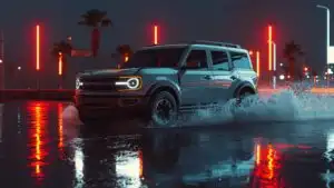 Ford Bronco Wildtrak Water Crossing