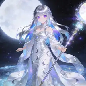 Lunar Guardian Anime Girl