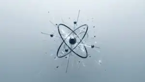 Minimalist Abstract Atom Structure Energy