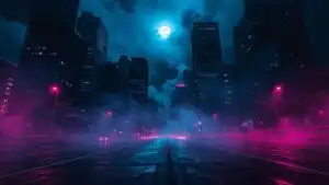 Moonlight Through City Smoke