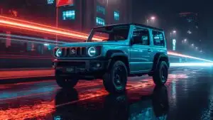 Suzuki Jimny Neon City Night Drive