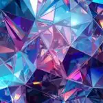 Abstract Shard Glass Geometric Design