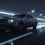 American Muscle Car Drag Race Start