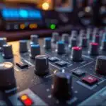 Analog Synthesizer Knobs Dials Close Up Music Tech