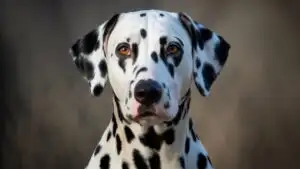 Dalmatian Dog Spotted Pattern Portrait