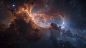 Deep Field View of the Pillars of Creation Nebula