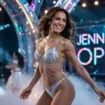 Jennifer Lopez Dancing Under Glittering Lights