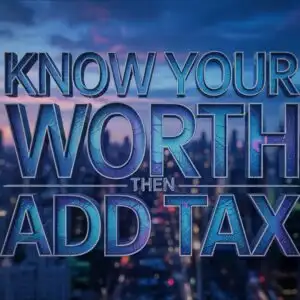 Know Your Worth Then Add Tax