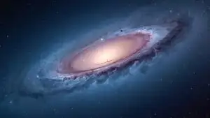 Minimalist Galaxy Swirl Simple Design