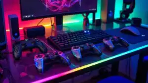 RGB Controller Collection on Desk