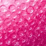 Vibrant Bubble Wrap Texture Macro Pink