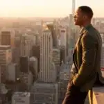 Will Smith Looking at the City From a Rooftop