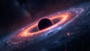 Abstract Singularity Event Horizon Glow