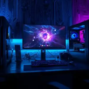 Battle Station With Dual PC Towers