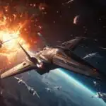 Cinematic Space Battle Fighter Ships