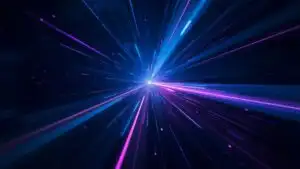 Cinematic Time Warp Speed Stars Blur