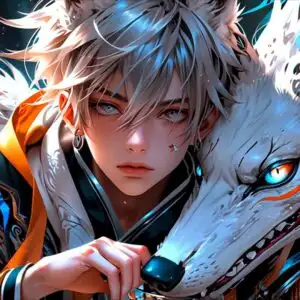Cute Boy With Fox Spirit