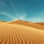 Desert Sand Dunes Texture Abstract Pattern
