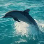 Dolphin Jumping Out Of Water