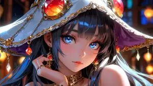 Ember Eyes Under Lantern Light