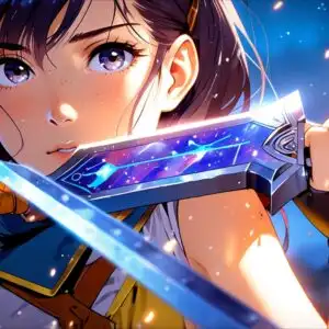 Galaxy Blade Anime Girl Fighter